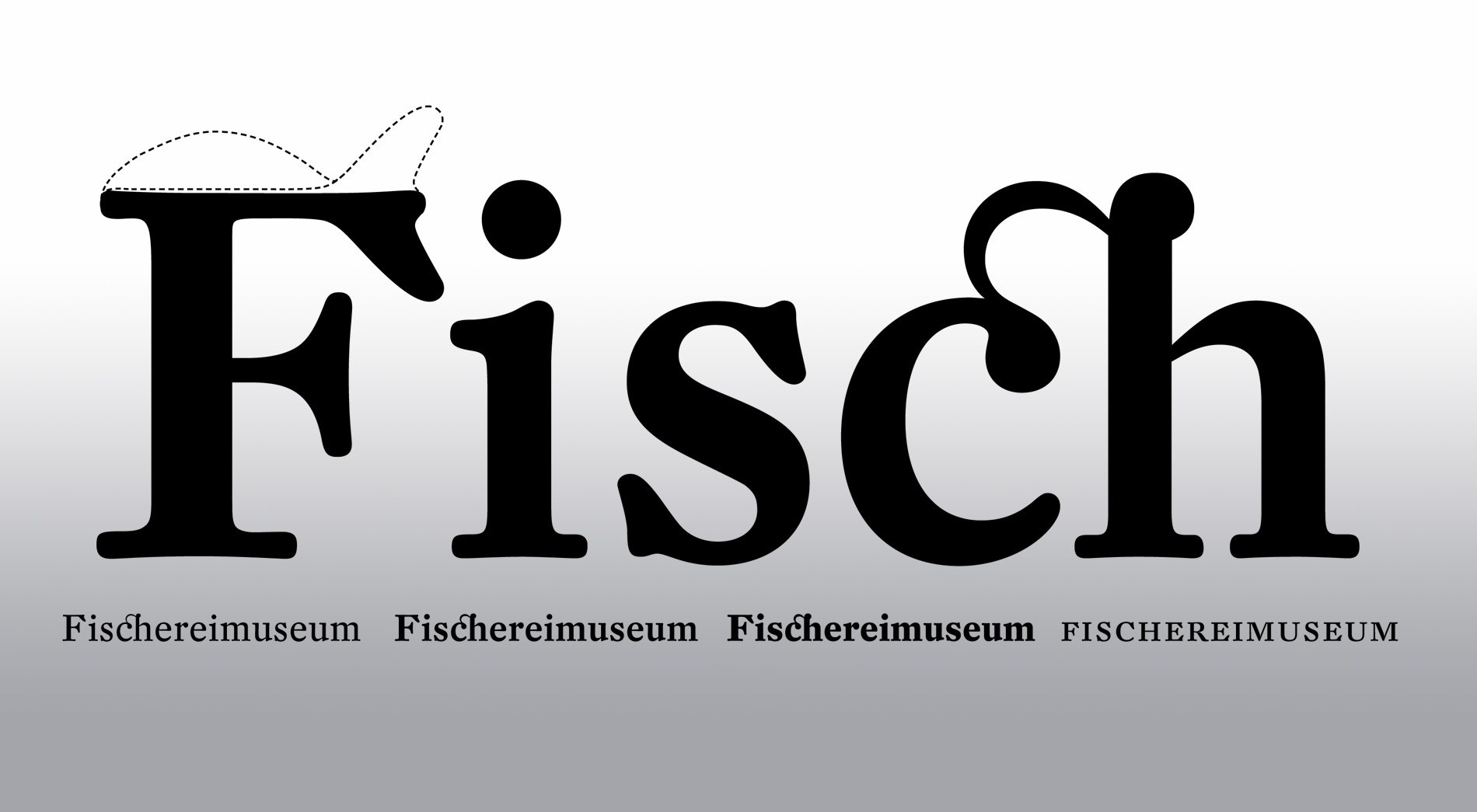 Typografie Wettbewerb Fischereimuseum Bergheim